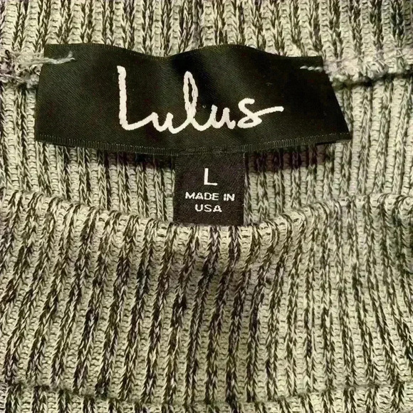 COPY - Lulu’s Grey Sweater Dress - Picture 3 of 3